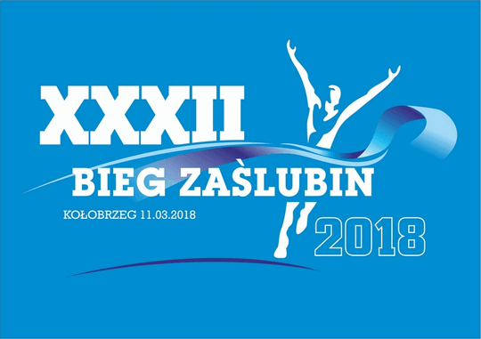 Banner 32 Biegu Zaślubin Kołobrzeg 2018